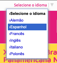Selecione Idioma Espanhol